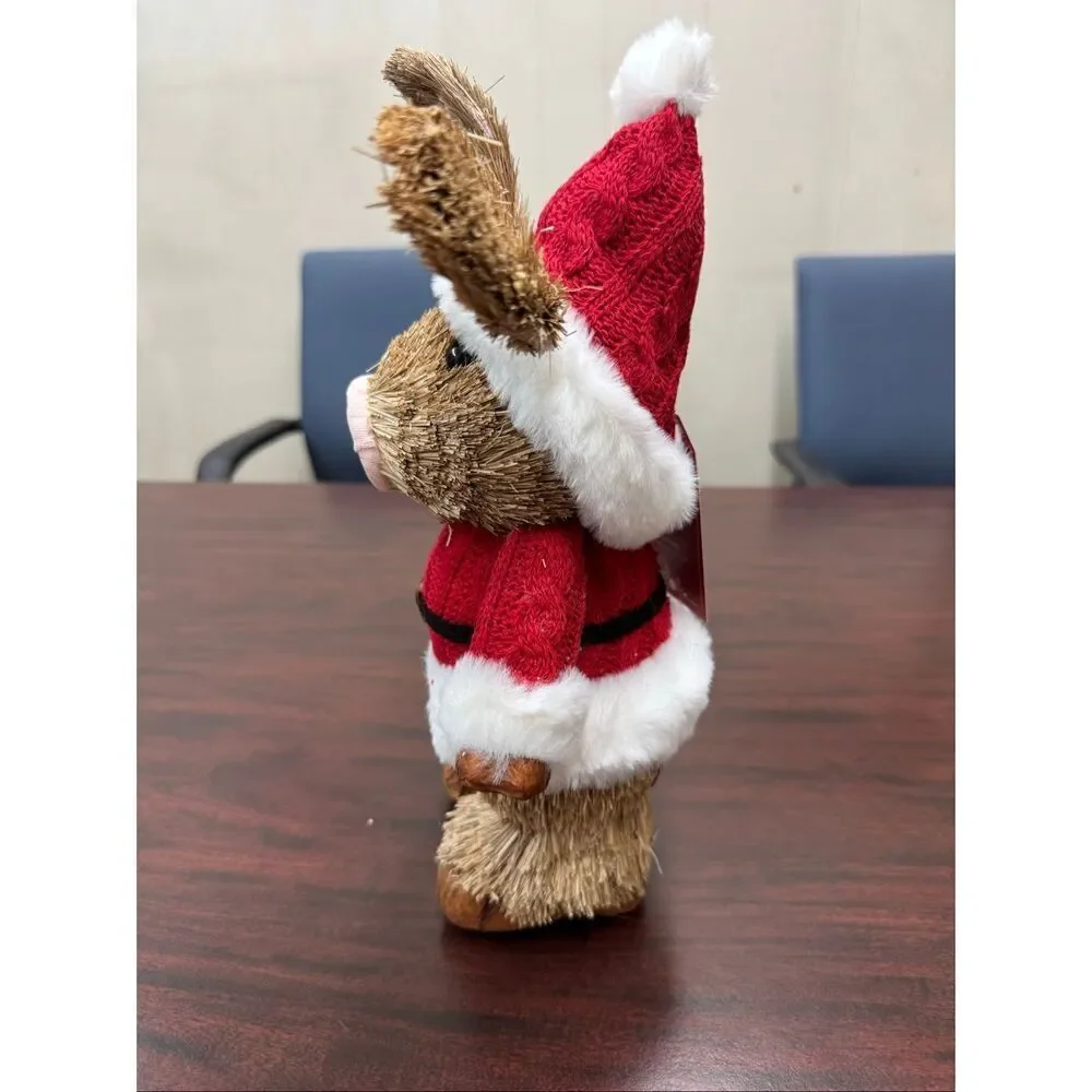 NWT Red Shed Santa Pig Tabletop Decor
